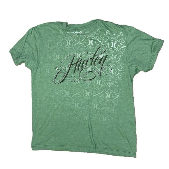 Hurley Mens Graphic T-Shirts Bundle Black & Green Large - Picture 5 of 13